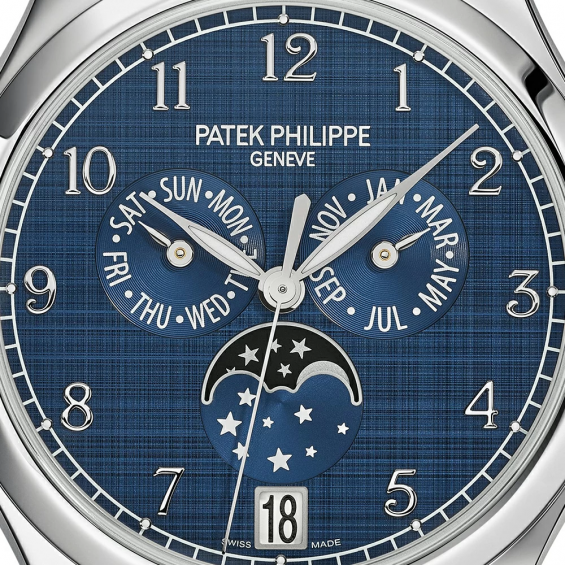 Patek mavi çelik saat